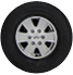 Van rear wheel